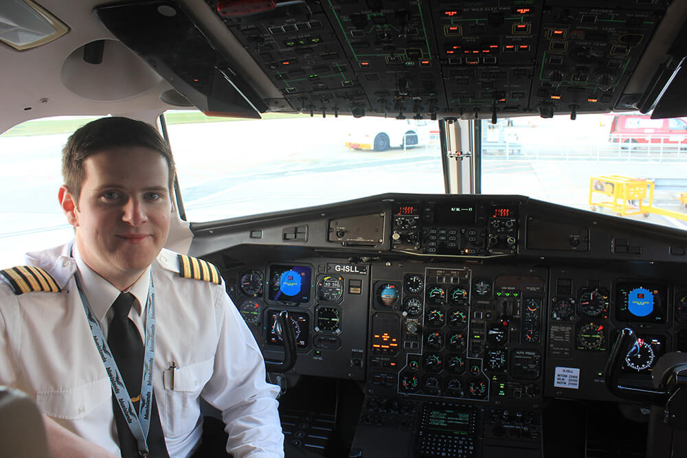 Blue Islands Pilot, Brian Hughes