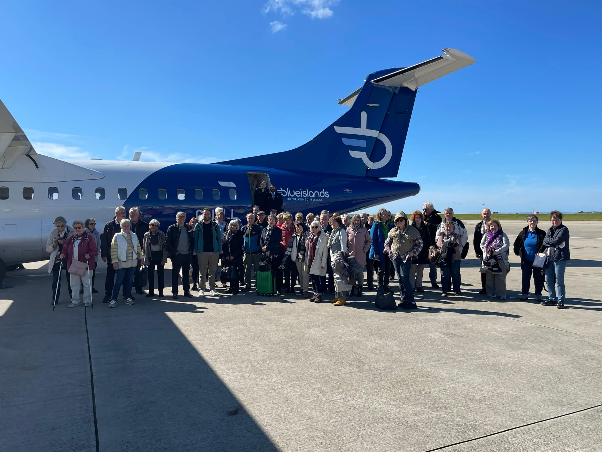Blue Islands flies European visitors to Jersey
