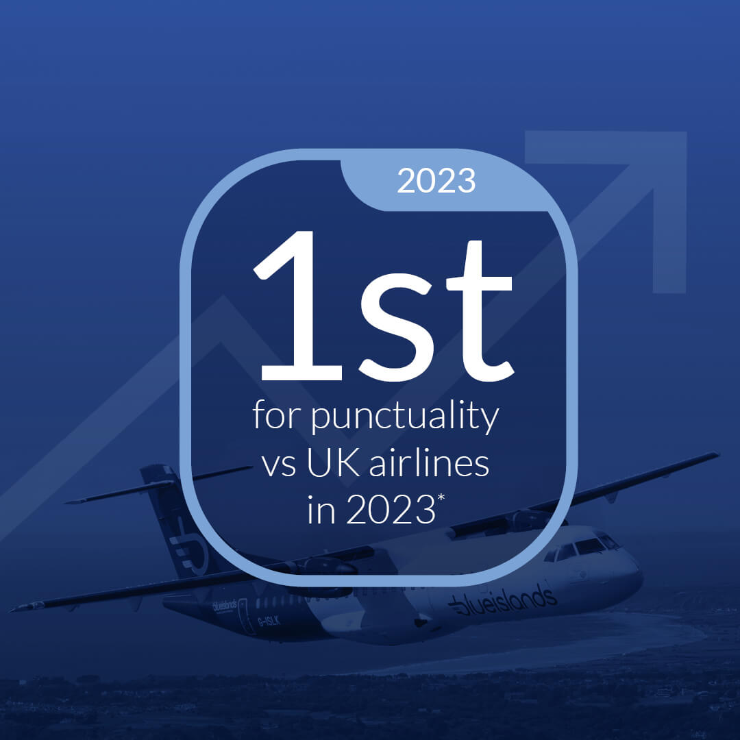 Blue Islands most punctual UK airline 2023