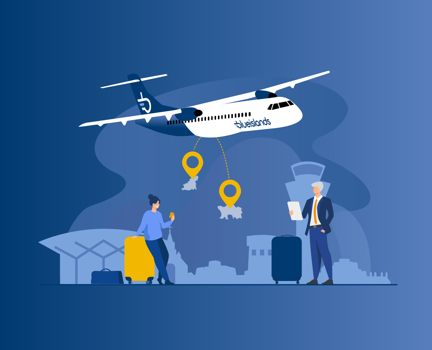 Jersey - Guernsey inter-island flights